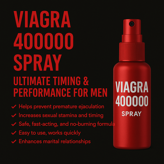 Viagra 400000 Spray – Ultimate Timing & Performance for Men  (45 ML)