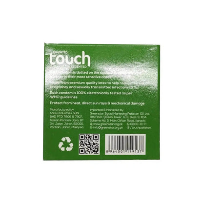 Touch Dotted Condom - 6 x 3 Condoms Pack