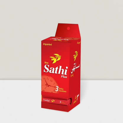 Imported Sathi Delay Condom 5 Delay combo pack (Premium)