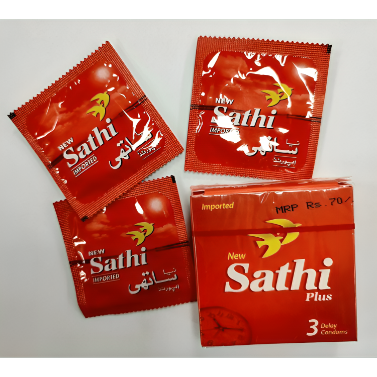 Imported Sathi Delay Condom 5 Delay combo pack (Premium)