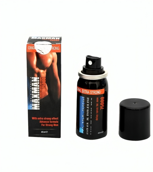 Amax Man 75000 Spray – High Strength Timing Control for Men (20ml)